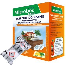 Засіб для септиків, вигрібних ям та дворових туалетів 20г Microbac tabs