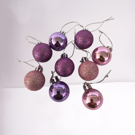 Новорічні іграшки на ялинку 3 см