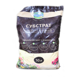 Субстрат з добривом + МЕ універсальний (3л, 5л) "файна земля"